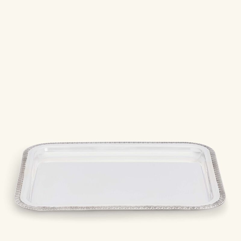 christofle malmaison serving tray rectangular small silver plated 20cm