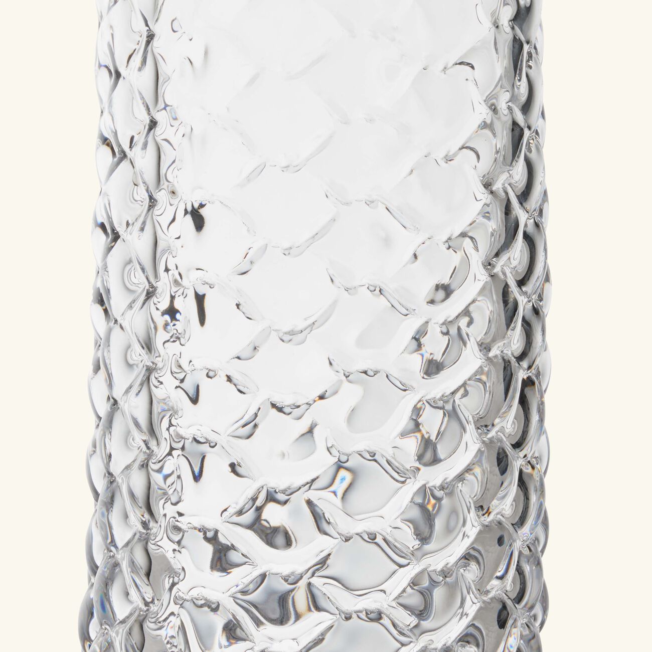 mario cioni   c elephants whisper vase tall clear