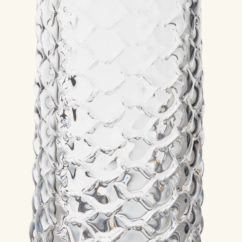 mario cioni   c elephants whisper vase tall clear