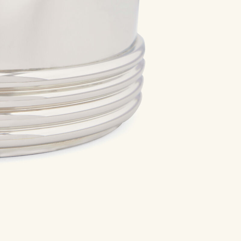 ralph lauren home thorpe ice bucket with tongs silver