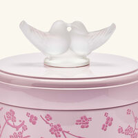 lalique fleurs de cerisier box large pink
