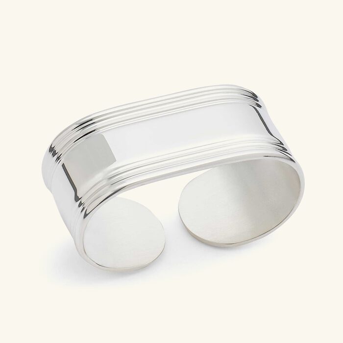 christofle open marie rose napkin ring silver plated