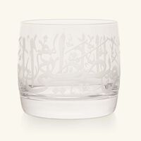 دملاج حامل الشموع  ثلث  بتصميم شفاف