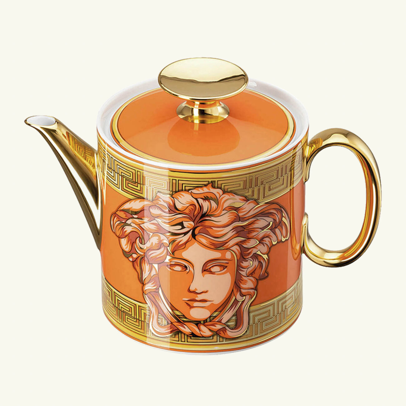 Orange Coin Tea Pot Orange versace orange coin tea pot orange