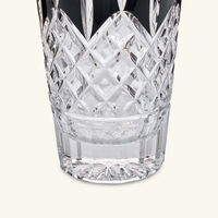 waterford lismore black vase medium black