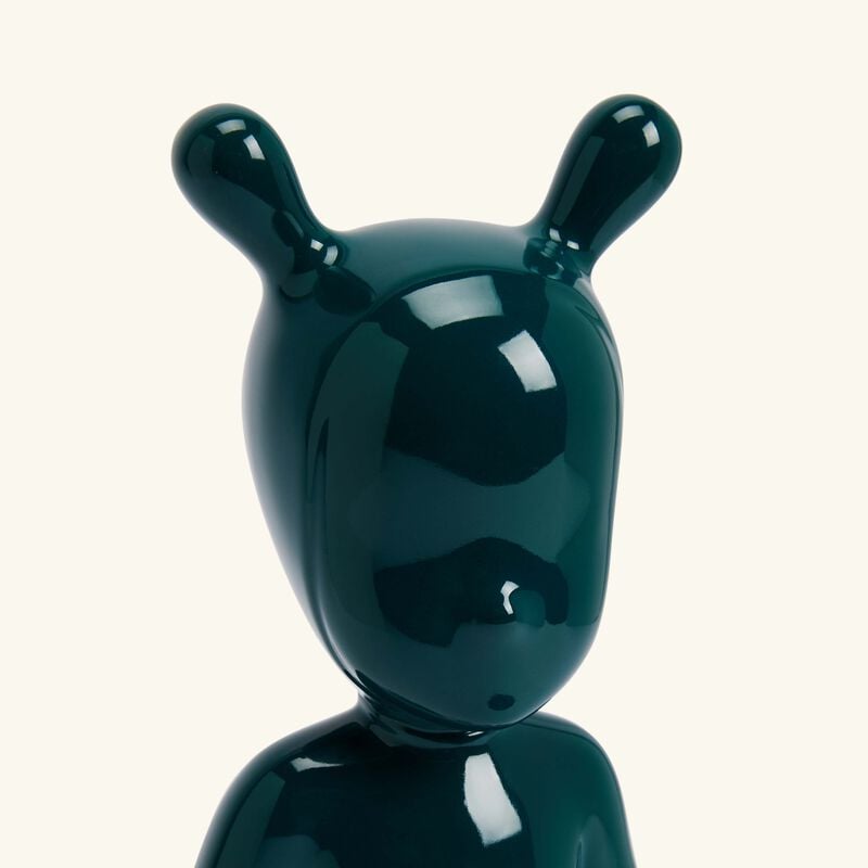 lladro the guest sculpture dark small green