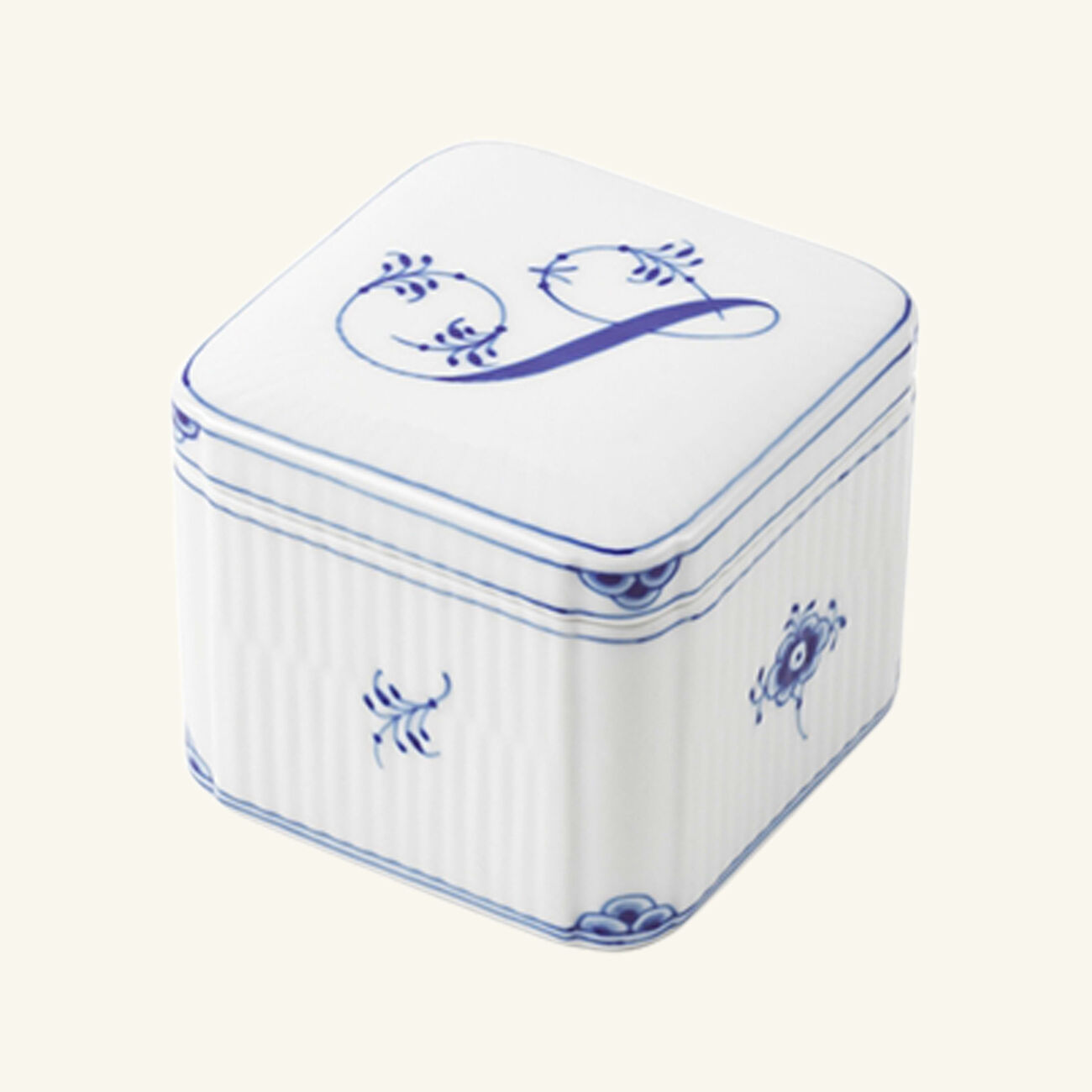 Alphabet Collection S Bonbonniere Box White royal copenhagen alphabet collection s bonbonniere box white