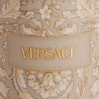 versace barocco beige vase round medium