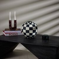 l objet damier vase medium white