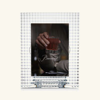 baccarat eye picture frame clear 18x23cm