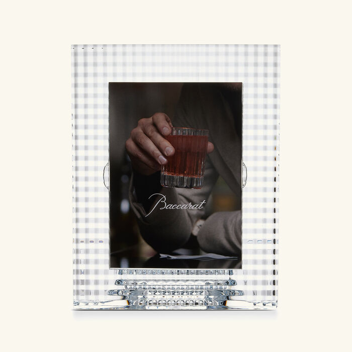 baccarat eye picture frame clear 18x23cm