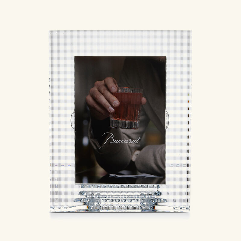 baccarat eye picture frame clear 18x23cm