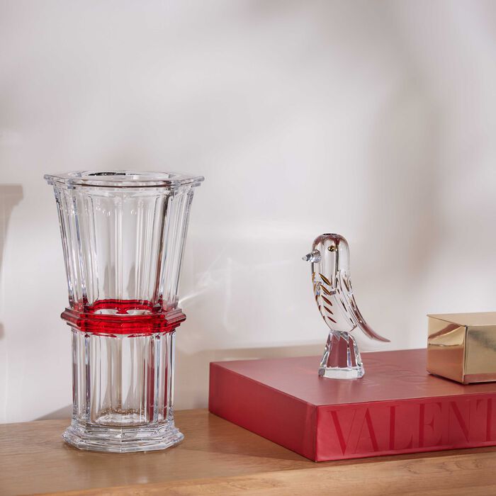 baccarat harcourt 1841 vase medium clear