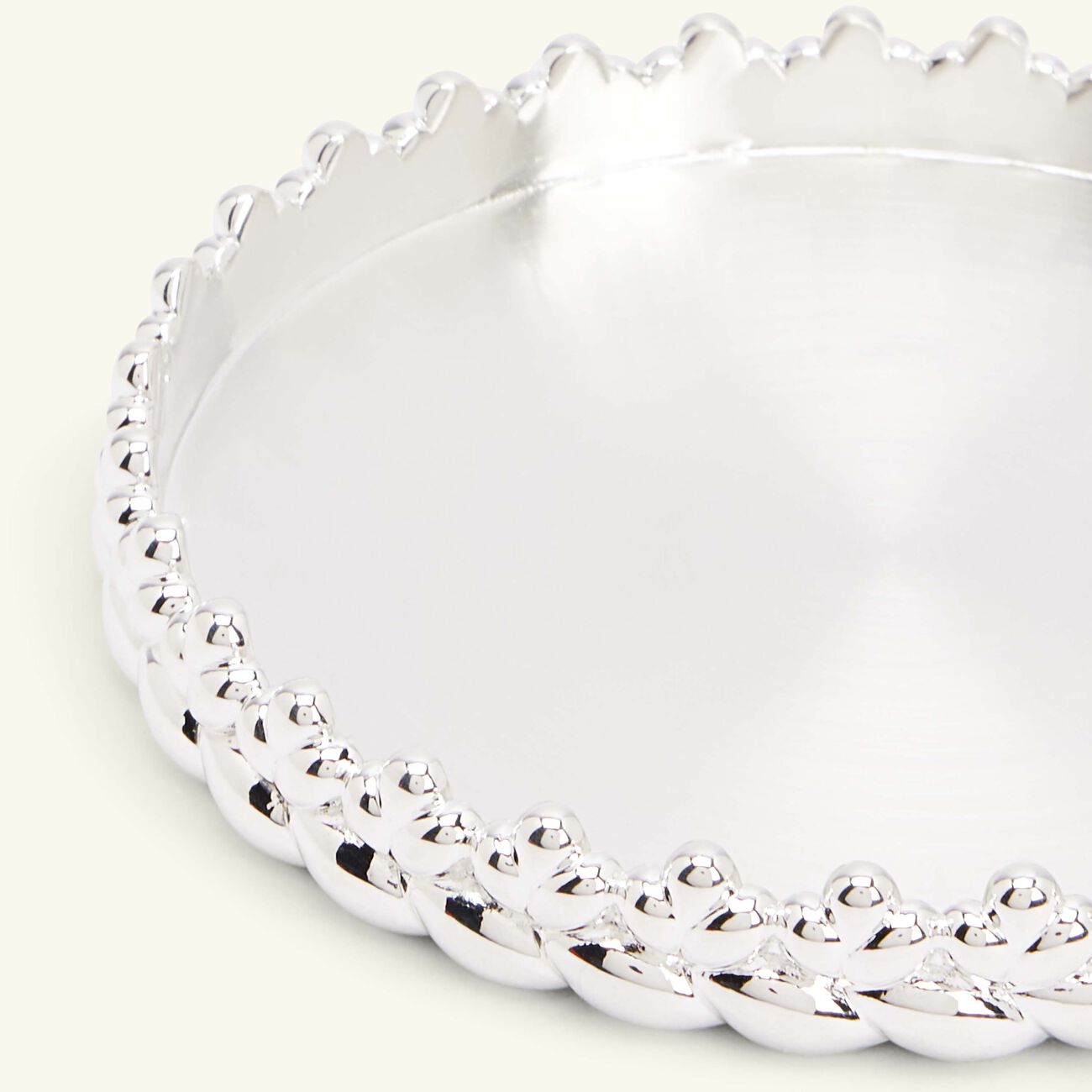 كريستوفل حامل الشموع بابيلون مطلي بالفضة