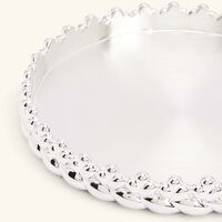 كريستوفل حامل الشموع بابيلون مطلي بالفضة