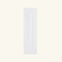 catherine denoual saba table runner white