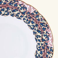 bernardaud collection braqueni soup plate round red 23cm