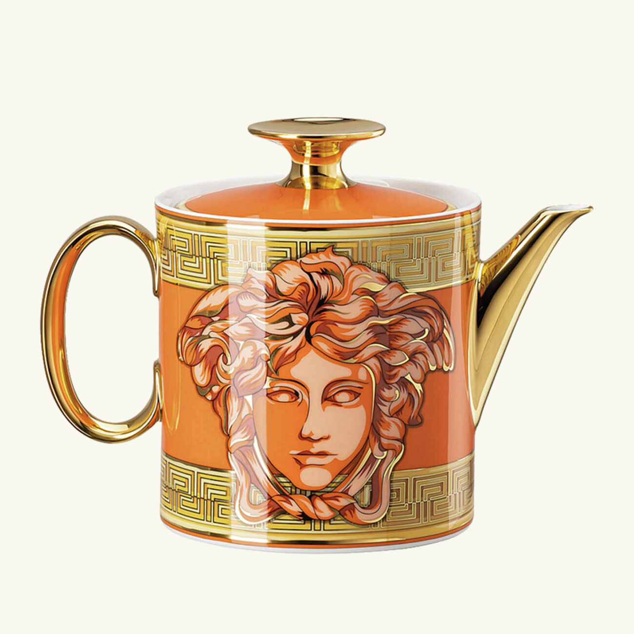 Orange Coin Tea Pot Orange versace orange coin tea pot orange