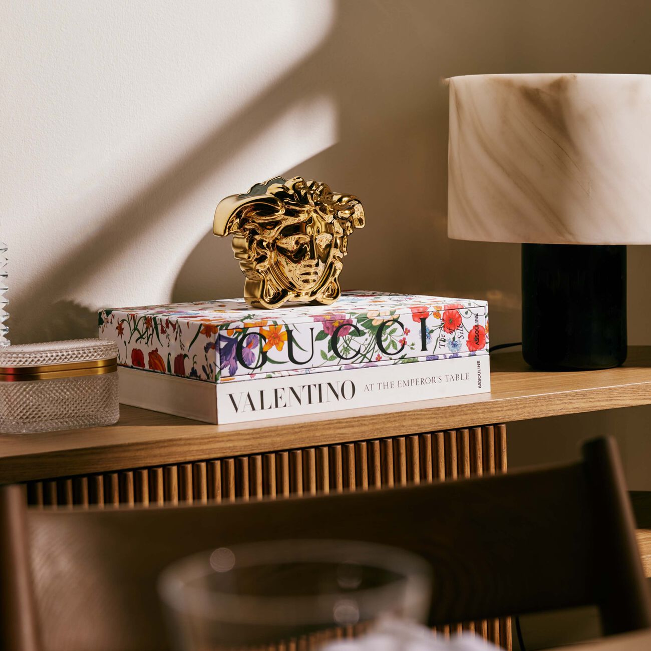versace medusa grande vase