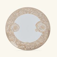 versace barocco beige dinner plate round 28 cm