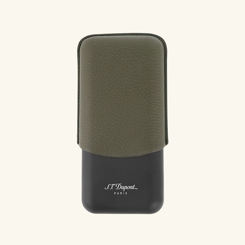 اس تي دوبون حافظة سيجار بنية