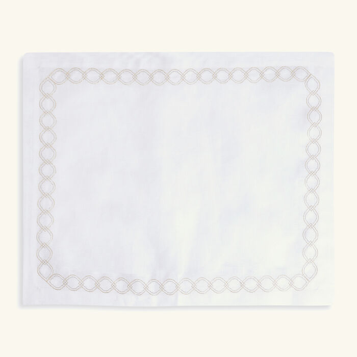 catherine denoual saba placemat white