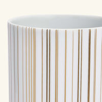 bernardaud sol tube vase small gold