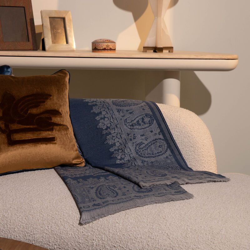 etro tagete throw blue