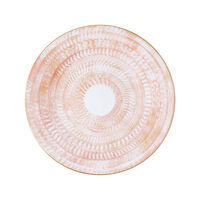 Agate Bicolore Coupe Persentation Plate, small