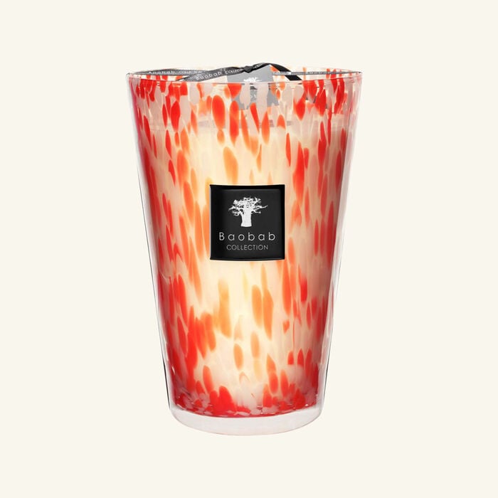 baobab collection pearls coral candle maxi max