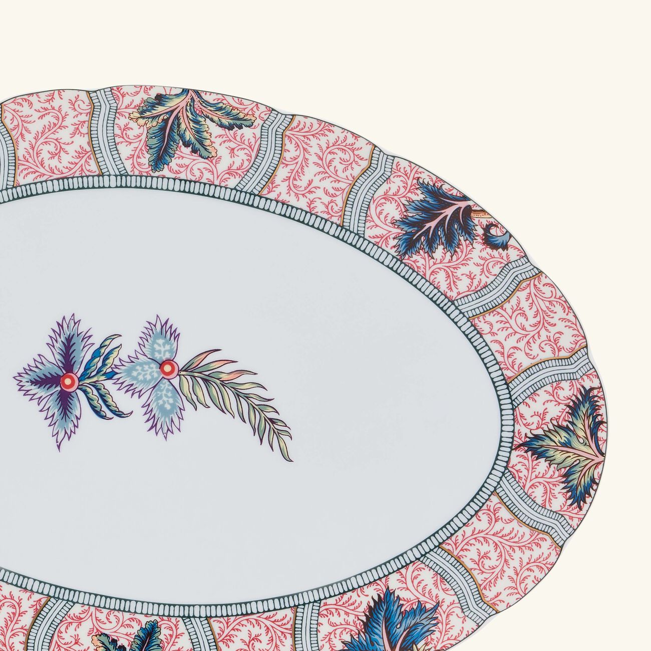 bernardaud collection braqueni  oval plate