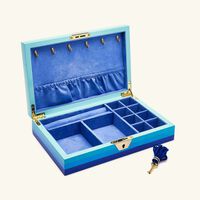 jonathan adler scala lacquer jewelry box blue