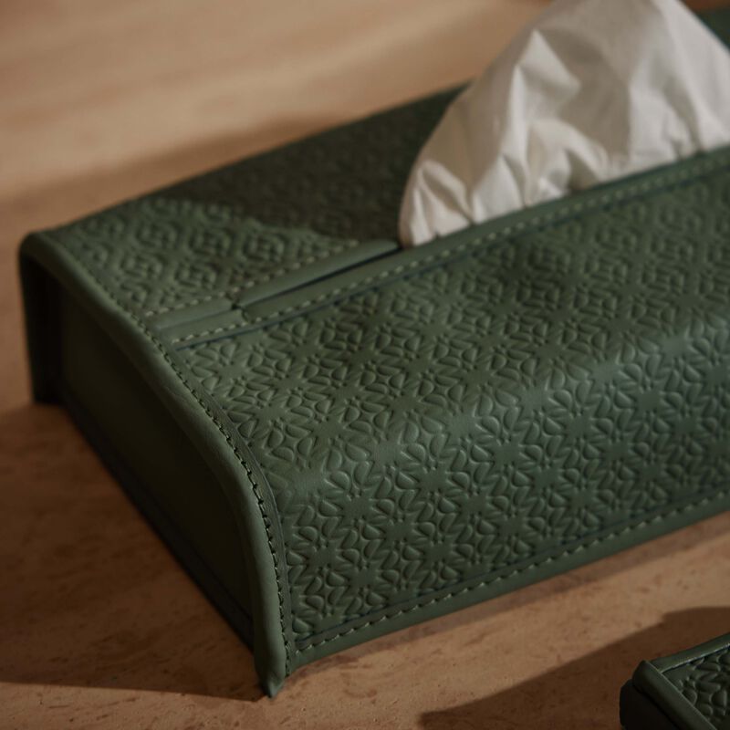 Elie Saab Monogram Tissue Holder Agata Green giobagnara elie saab monogram tissue holder agata green