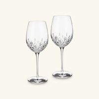 waterford lismore wine glasses clear set of 2