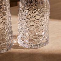 mario cioni   c elephants whisper vase large clear