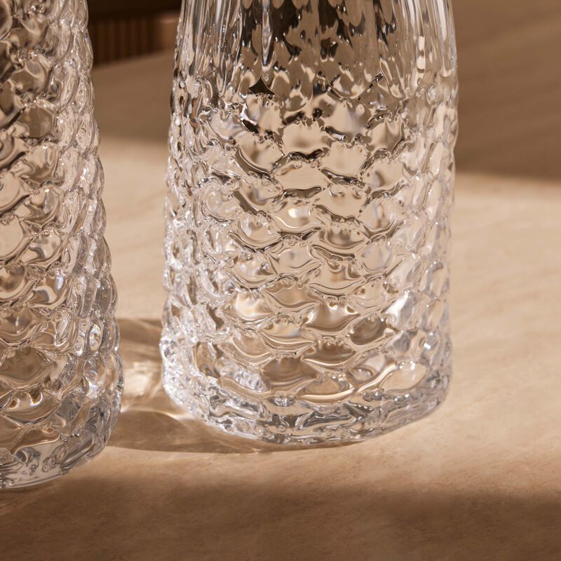 mario cioni   c elephants whisper vase large clear