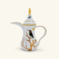 bernardaud aux oiseaux coffee pot gold