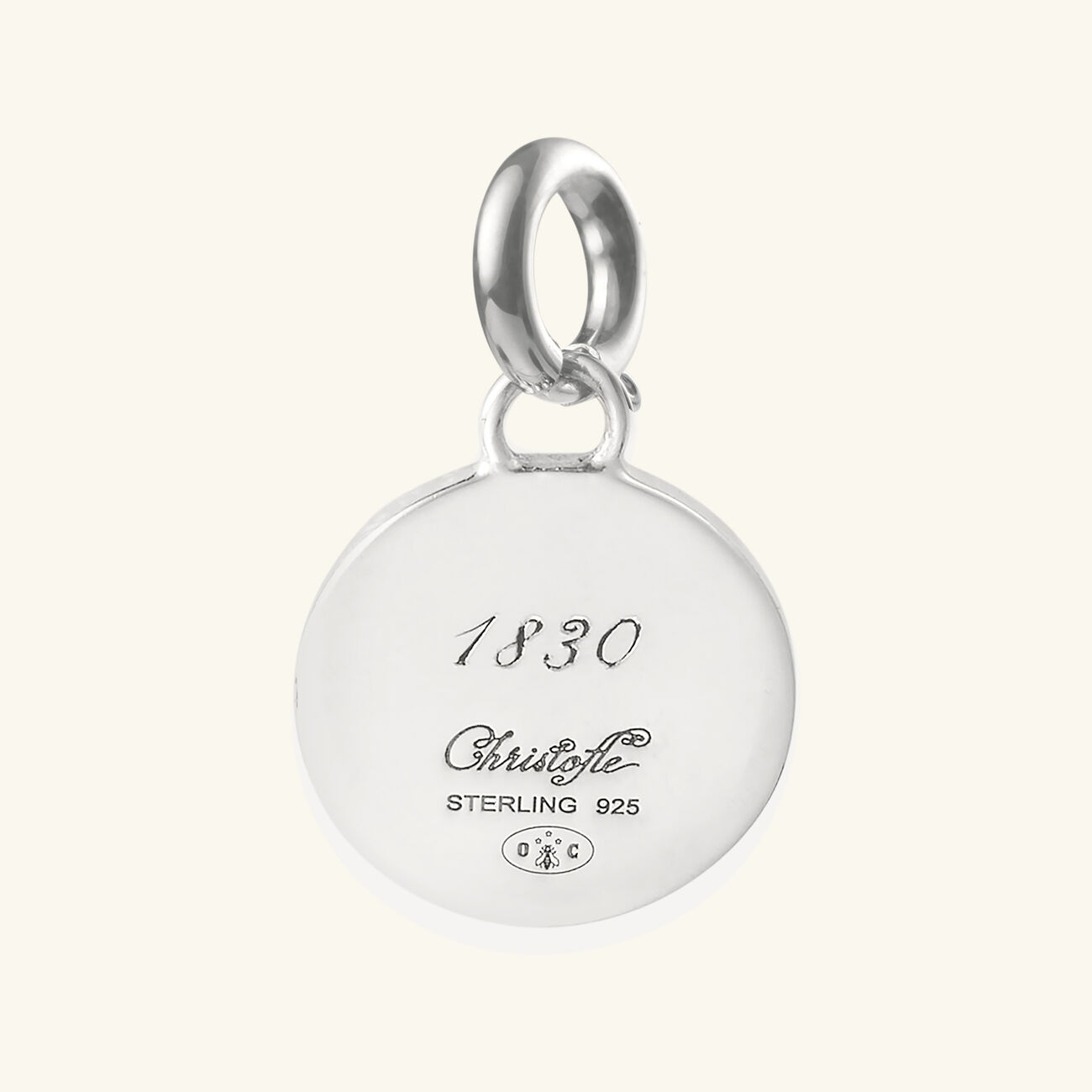 christofle chri chri albi medal sterling silver