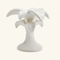 les ottomans palm trees candle holder white