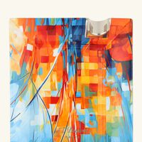 منفضة جرافتي مستطيلة كبيرة متعددة الألوان اس تي دوبون منفضة جرافتي مستطيلة كبيرة متعددة الألوان