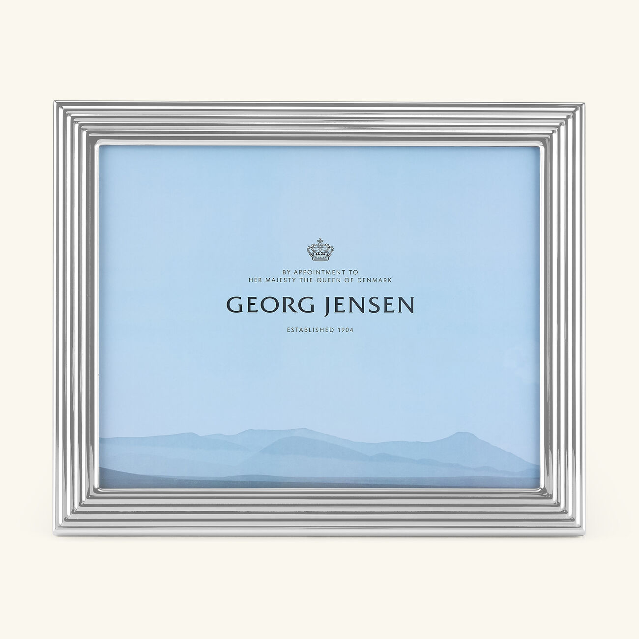 georg jensen bernadotte picture frame silver large