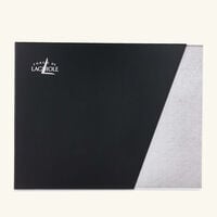 forge de laguiole acrylic handle table knife black set of 6