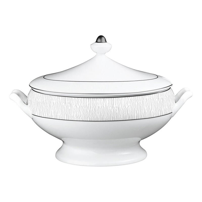 Dune Soup Tureen Wht, large