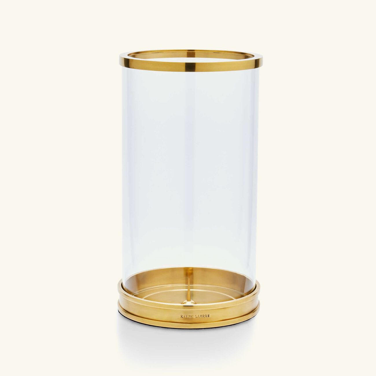 ralph lauren home modern hurricane candle holder gold