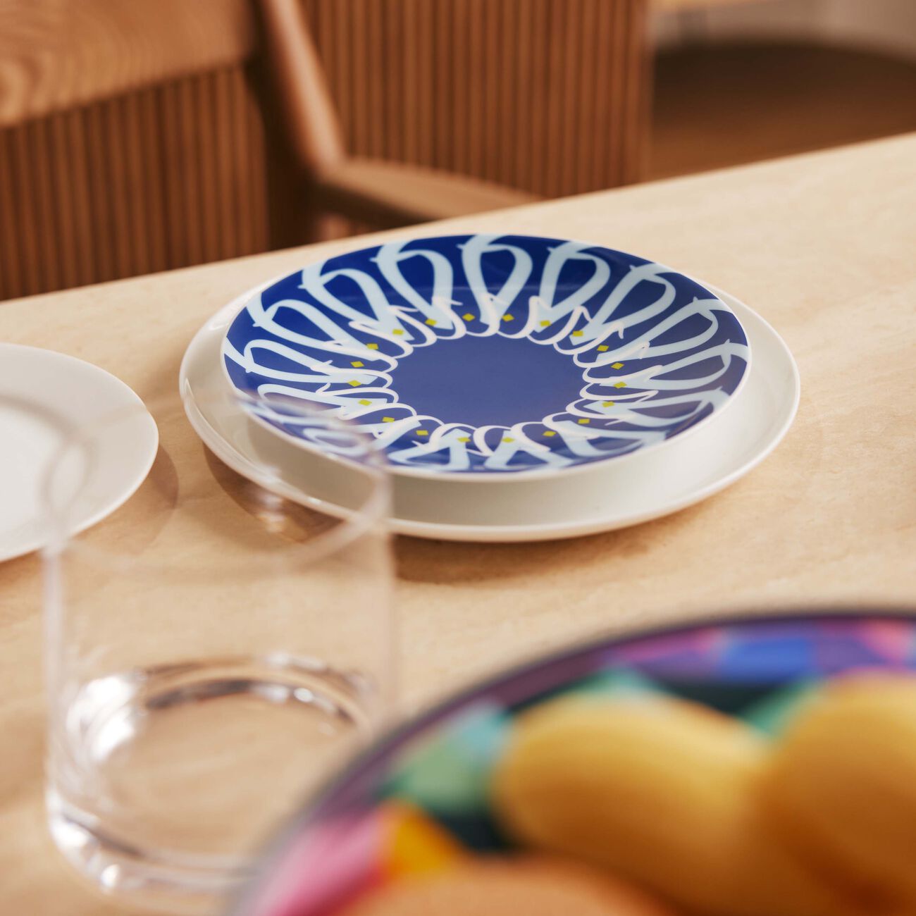 Bahja Cake Stand & Dessert Plate Set Of 4 silsal bahja cake stand dessert plate set of 4