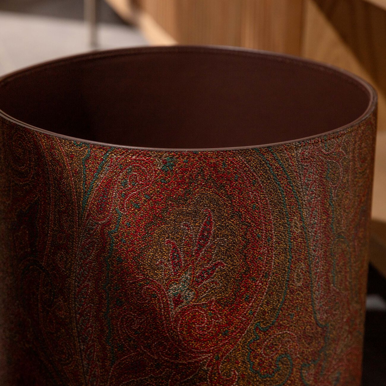 etro arnica wastepaper basket brown