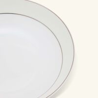 Dune Soup Plate Round Silver 19cm bernardaud dune soup plate round silver 19cm