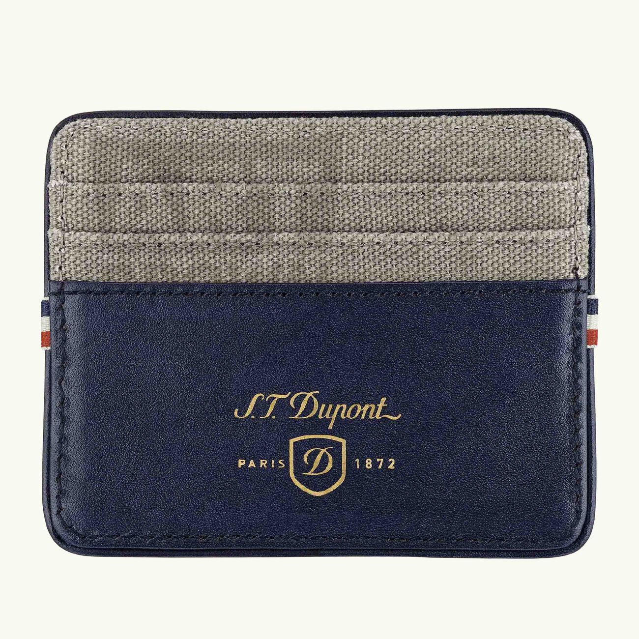 Iconic Credit Card Holder Grey st dupont iconic credit card holder grey