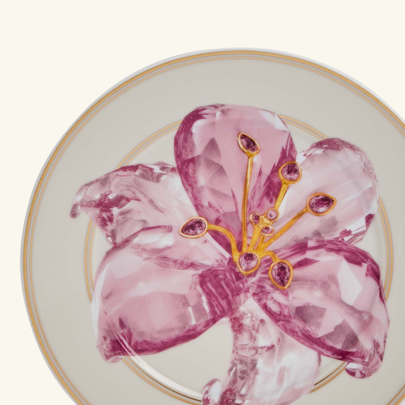 rosenthal idyllia bread butter plate round lily 18 cm