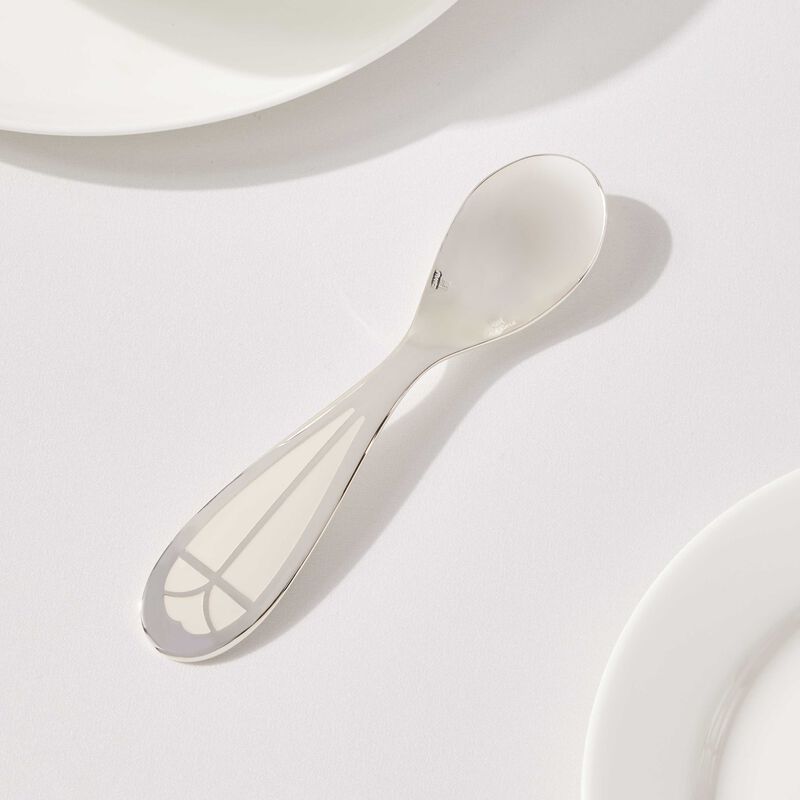 Quartz Talisman Baby Spoon White christofle quartz talisman baby spoon white